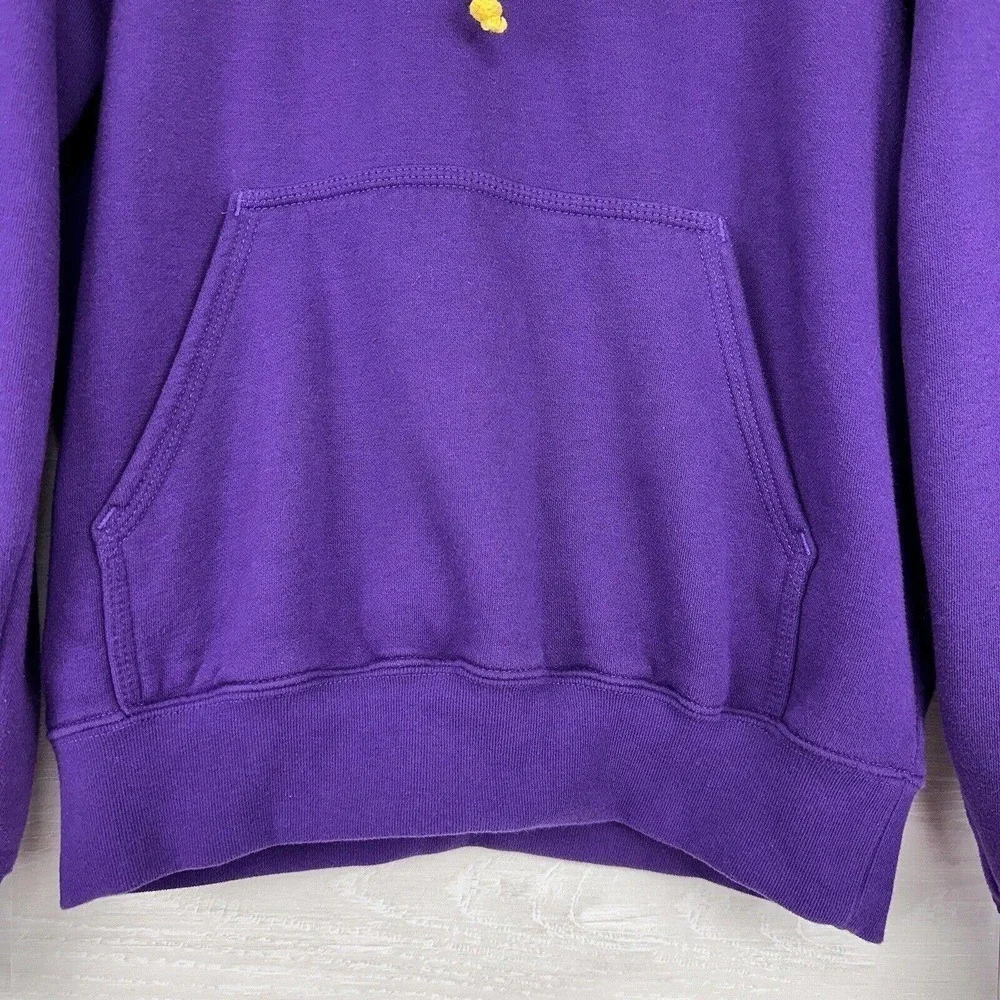 Five Hills Quackity Night Drive Hoodie Sweatshirt‎ Men Size Medium Purple Fleece